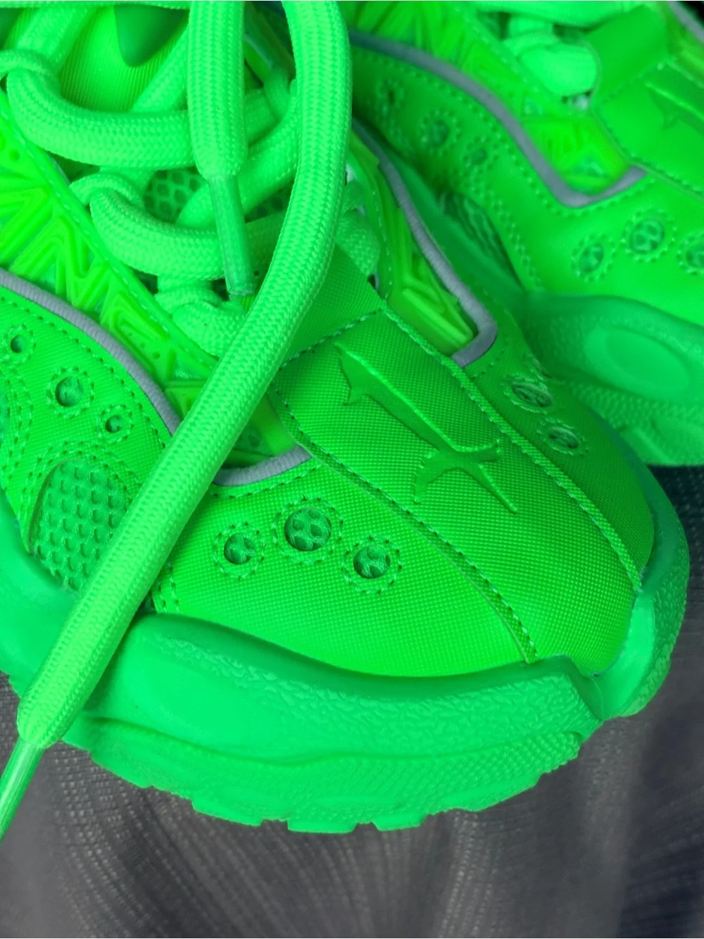 Puma LaFrancé RNR Green Glare Neon Chunky Sneakers NWOB